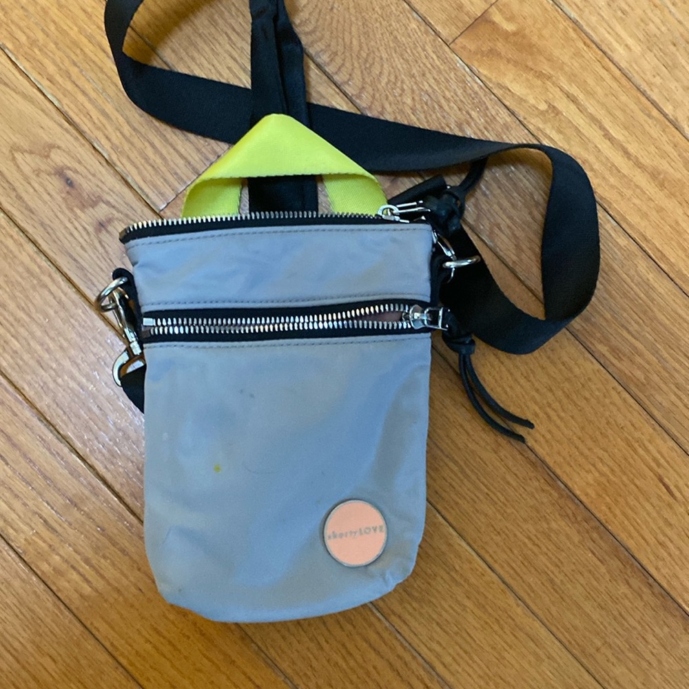 Shortylove, “shorthand” phone crossbody bag